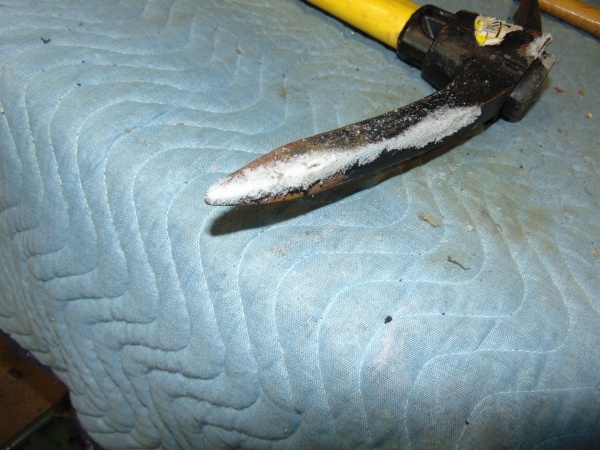 lot 20 image: (1) Double Edge Ax, (1) Pick Ax and (1) Pitch Fork Head