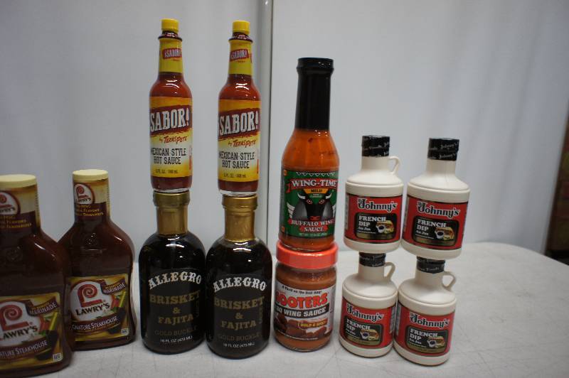 Lot of 16 Bottles of Assorted Sauces - All Items Are In Date -