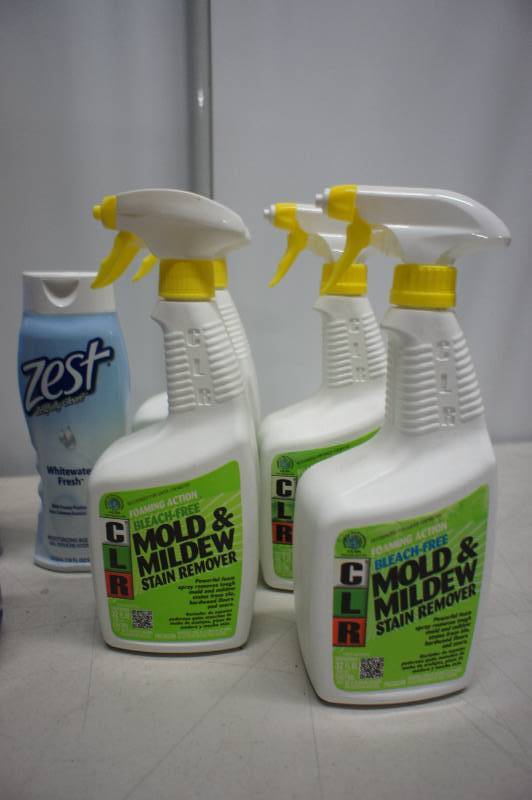 Lot of 11 Bottles of Assorted Cleaners