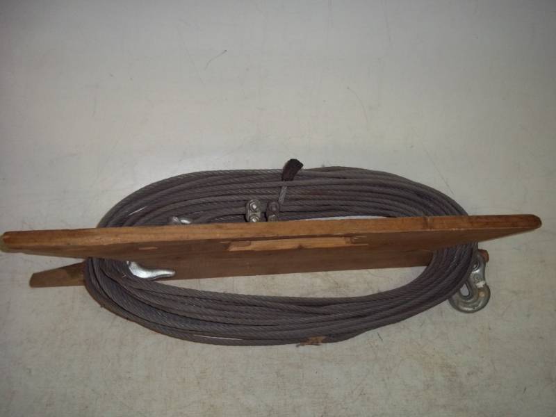 Large Roll of Cable with Hooks