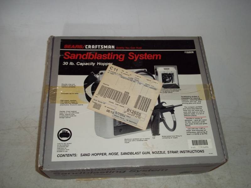 Craftsman Sandblasting System