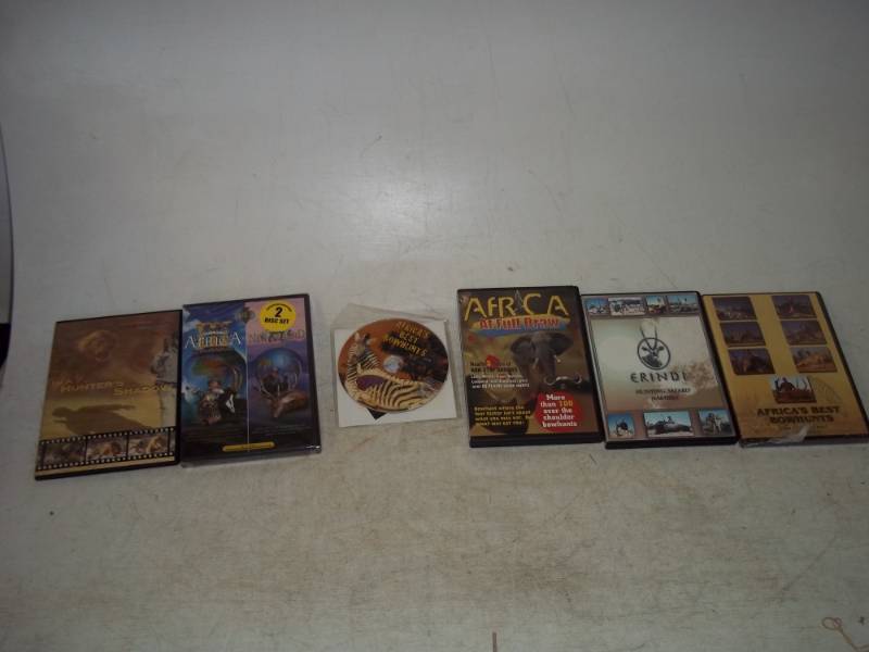 6 African Bow Hunting DVDs
