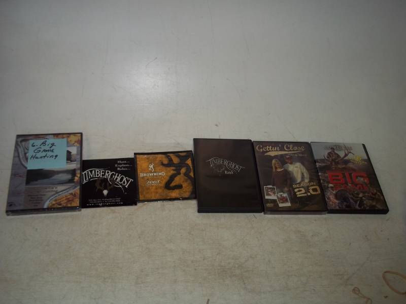 6 Big Game Hunting DVDs