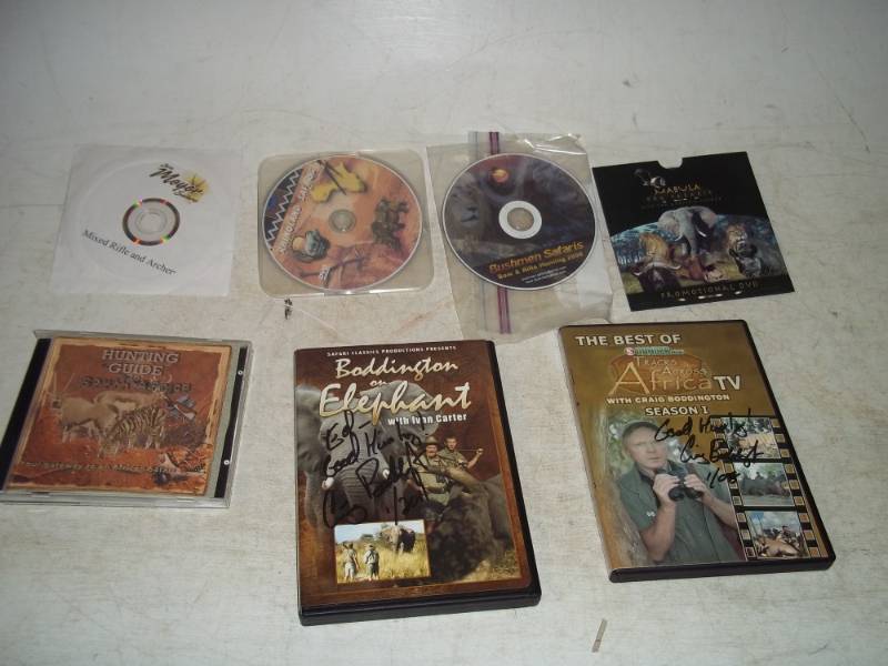 7 African Hunting DVDs