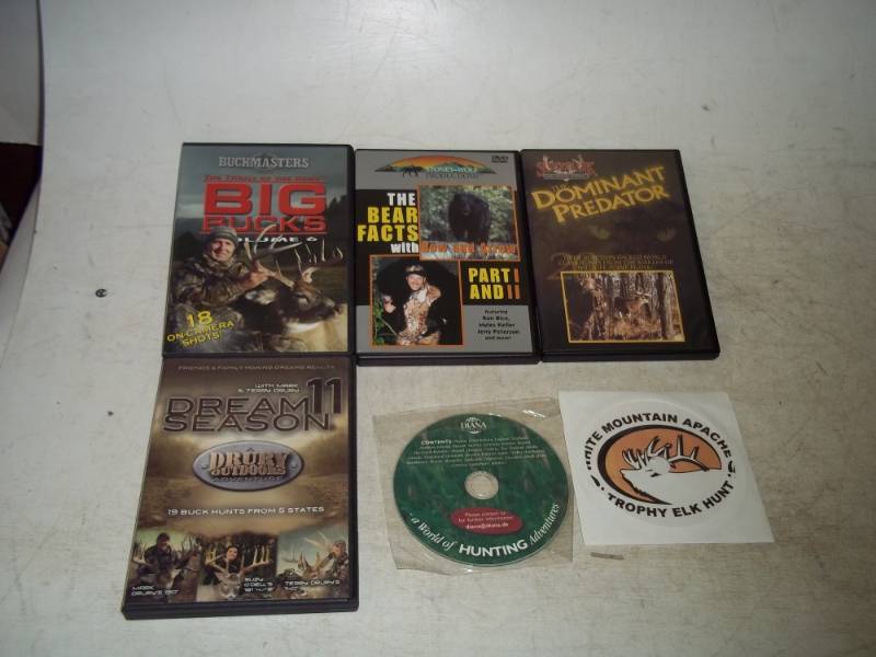 6 Big Game Hunting DVDs