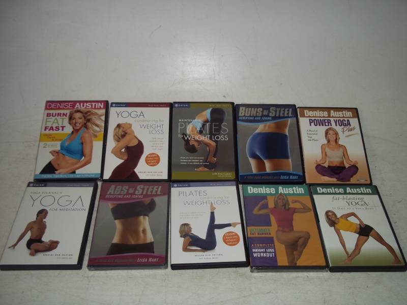 10 Yoga and Pilates DVDs