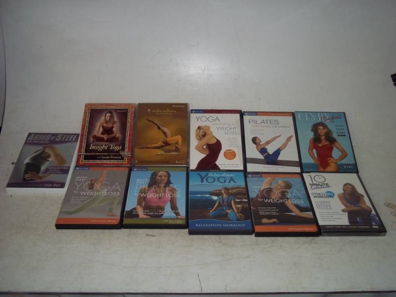 11 Yoga and Pilates DVDs