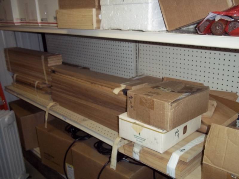 Large Group of Wood including some Mahogany and Craft wood pieces