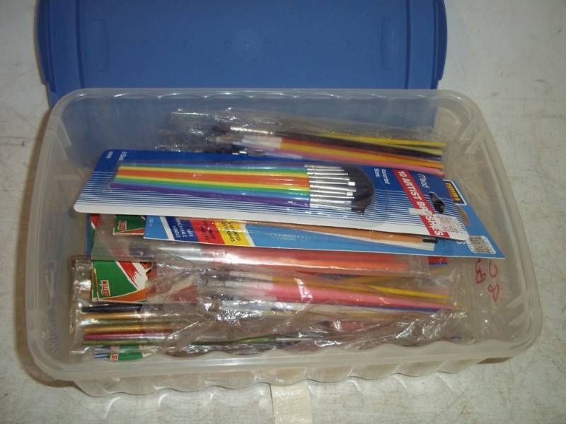 Tote of Artist Brushes