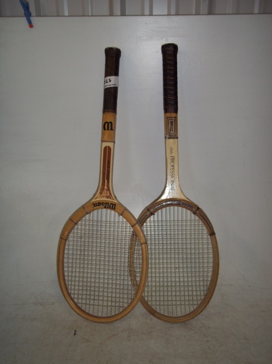 Pair of tennis rackets