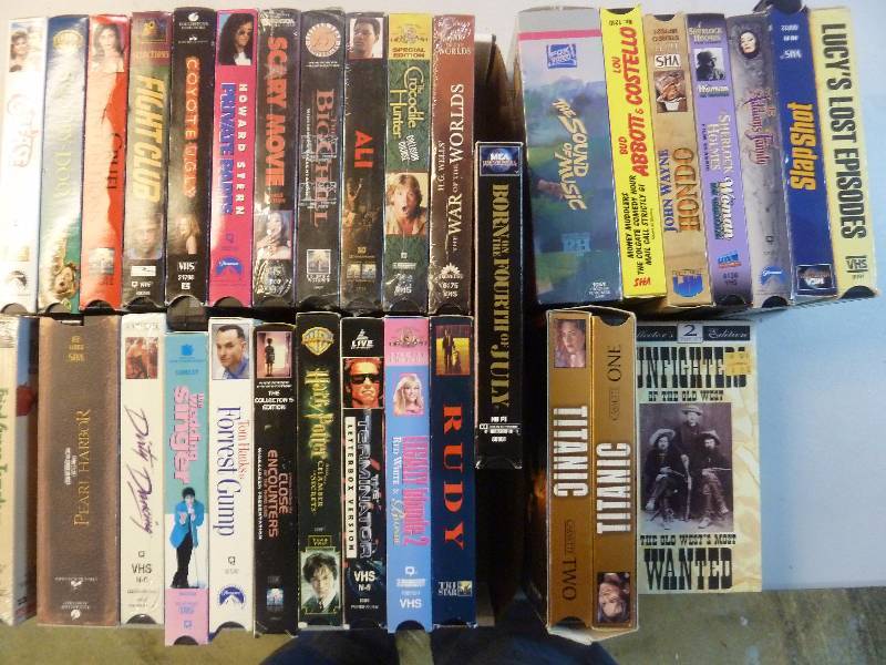 VHS Movie Lot