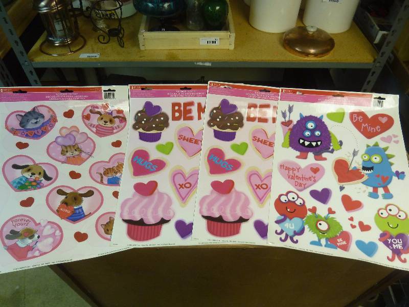 Valentine Window Clings