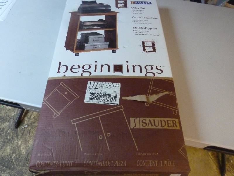 Brand New in Box Rolling Shelf