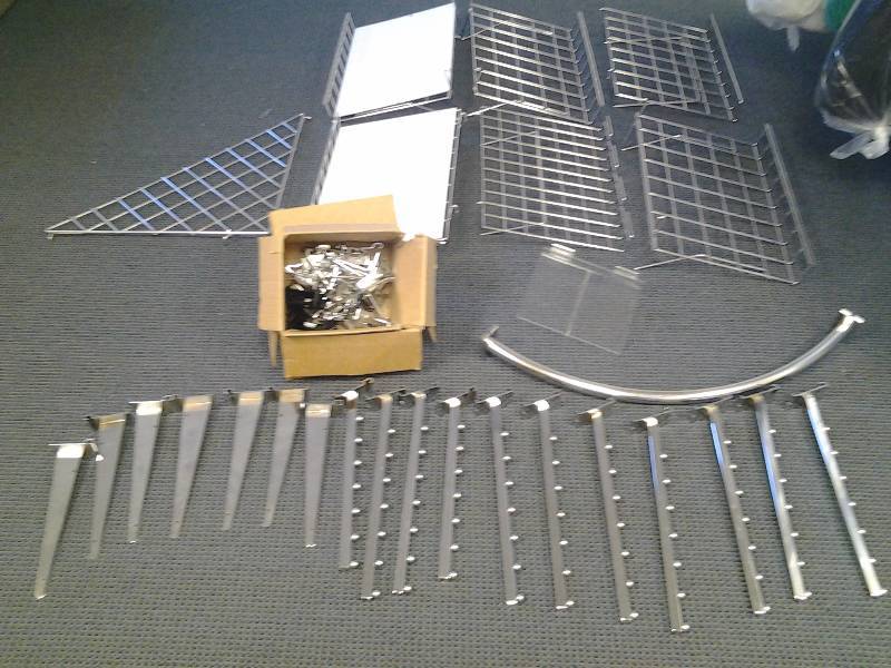 Lot Of Grid Wall Accessories