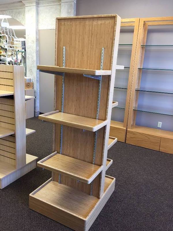 2 Sided Adjustable Shelf Display