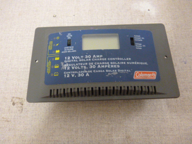 lot 8 image: Coleman Digital Solar Charge Controller