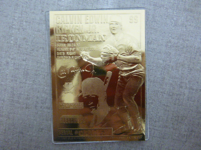 lot 31 image: Cal Ripken Jr. Gold Card
