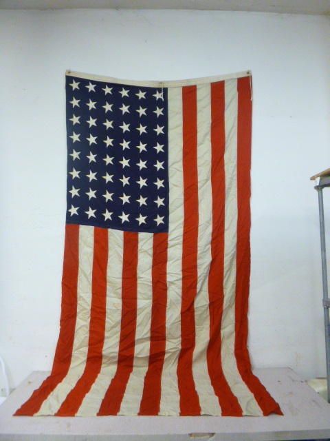 lot 49 image: 48 Star U.S. Flag