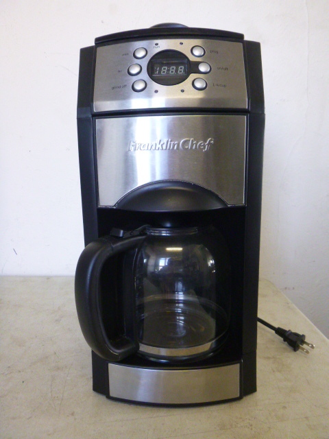 lot 160 image: Franklin Chef Coffee Maker and Grinder
