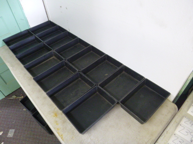 lot 239 image: 15 Parts Bins