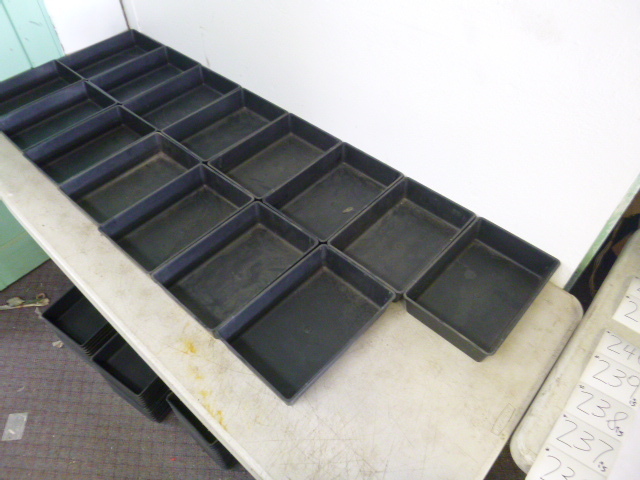 lot 240 image: 15 Parts Bins