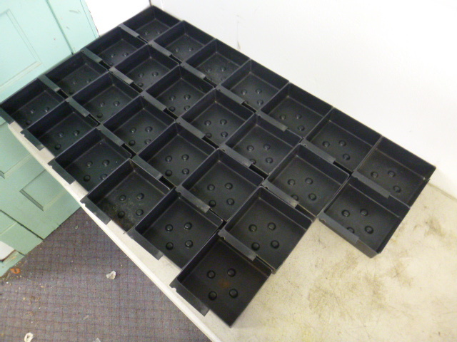 lot 241 image: 26 Parts Bins