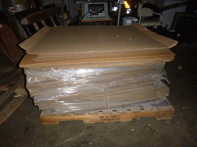 lot 254 image: Pallet of Flat Card Board
