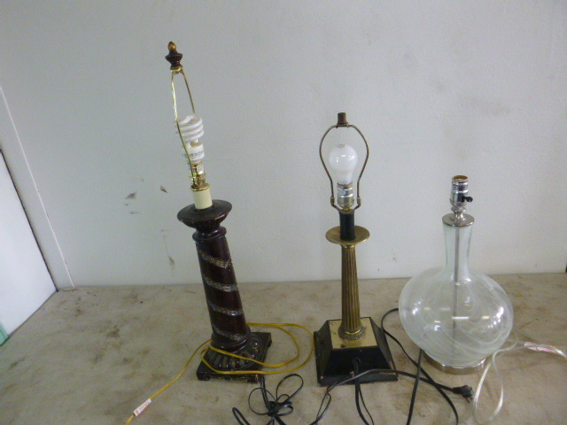 lot 276 image: 3 Table Lamps