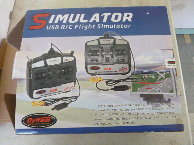 lot 280 image: Dynam USB RC Flight Simulator