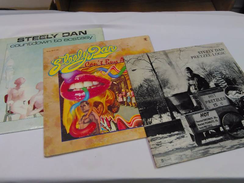 lot 4 image: Steely Dan (3) Cant Buy a Thrill, Pretzel Logic, Countdown to Ecstasy