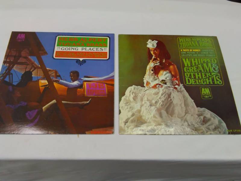 lot 24 image: Herb Albert and the Tajuana Brass (2) Whipped Cream and other delights and Going Places