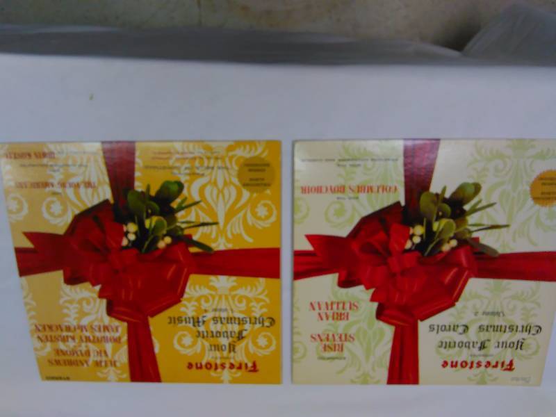 lot 26 image: Firestone  Your Favorite Christmas Carols, Albums 2 and 4