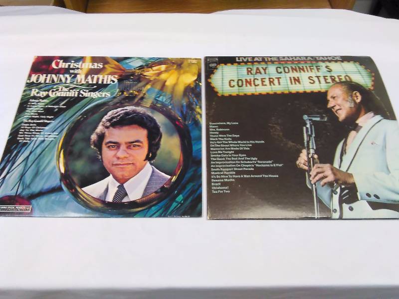 lot 33 image: Christmas with Johnny Mathis and Ray Conniff, Live at the SaharaTahoe.