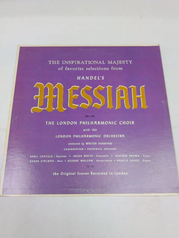 lot 35 image: Handles Messiah London Philharmonic Orchestra and Choir