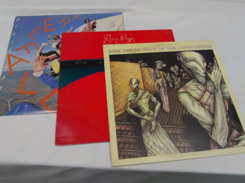 lot 39 image: Dixie Dregs (3) Free Fall, Night of the Living Dregs, and What If