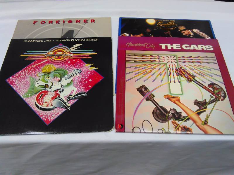 lot 49 image: The Cars -  Heartbeat City, Atlanta Rhythm Section  Champaign Jam, Foreigner 4, Little River Band  Sleepercatcher