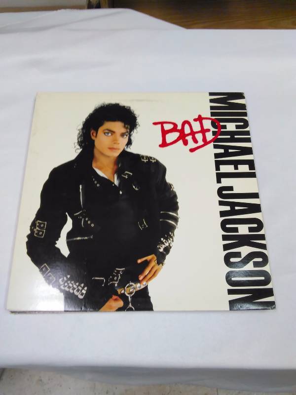 lot 51 image: Michael Jackson (3) Thriller, Ben, and Bad