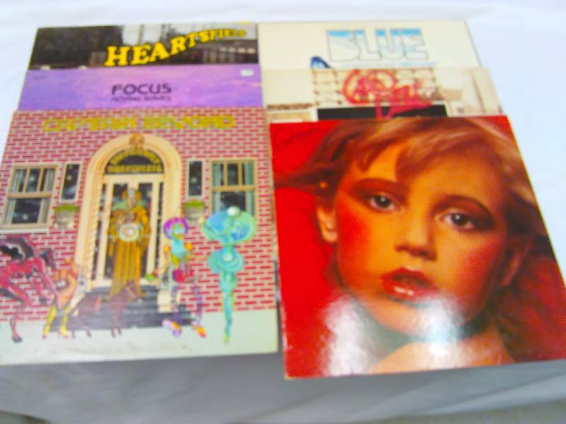lot 54 image: One Hit Wonders Hartsfield- Foolish Pleasures Focus  Moving Waves Capitan Beyond  Sufficiently Breathless, Blue  Another Nighttime Flight Cado Belle  Self-titled Fotomaker  Self- titled