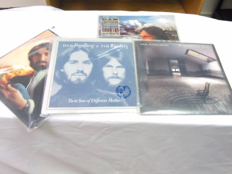 lot 79 image: Dan Fogelberg (4) Greatest Hits, Twin Sons of Different Mothers (Tim Weisberg), Windows and Walls, High Country Snows