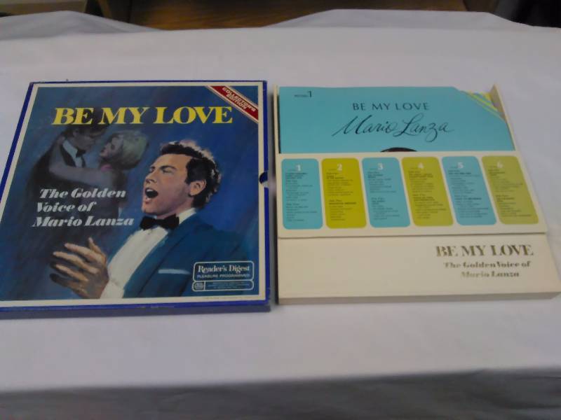 lot 93 image: Readers Digest Boxed set of 6  Mario Lanza Be my Love