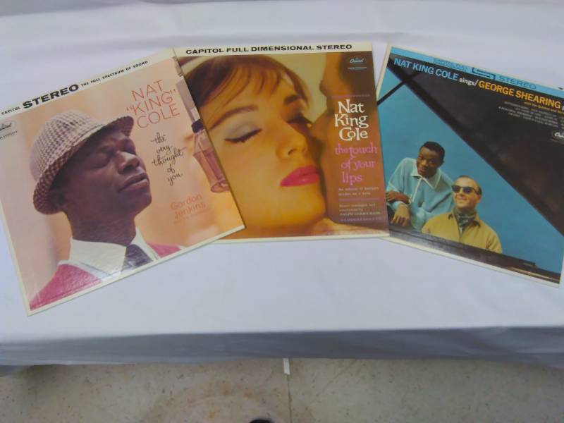 lot 105 image: Nat King Cole (3) The Very thought of You, The Touch of your Lips, Nat King Cole Sings