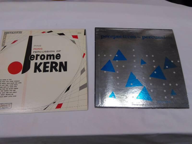 lot 112 image: Percussion Albums (2) Perspectives in Percussion Vol. 1, Jerome Kern Ping Pong Percussion