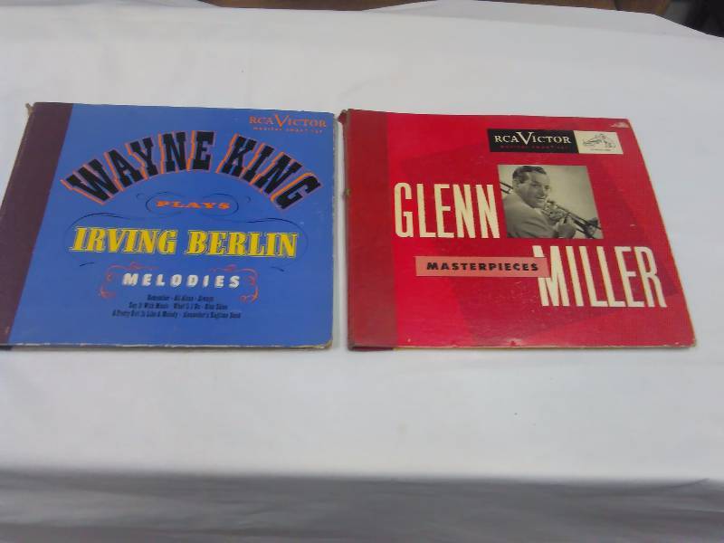 lot 121 image: 10 Sets (2) Glenn Miller (3 albums) and Wayne King (4 albums) Plays Erving Berlin