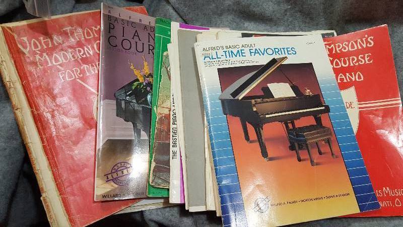 Lot of 14 older piano books