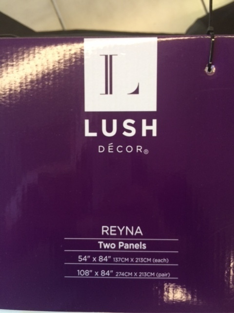 lot 95 image: 2x Lush Decor, REYNA Curtains