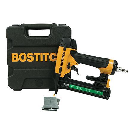 lot 21 image: Bostitch Pneumatic Brad Nailer & Stapler SX1838k