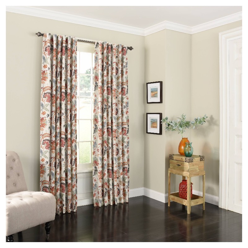 lot 26 image: Nina Blackout Curtain Panel 52 X 84 3 panels