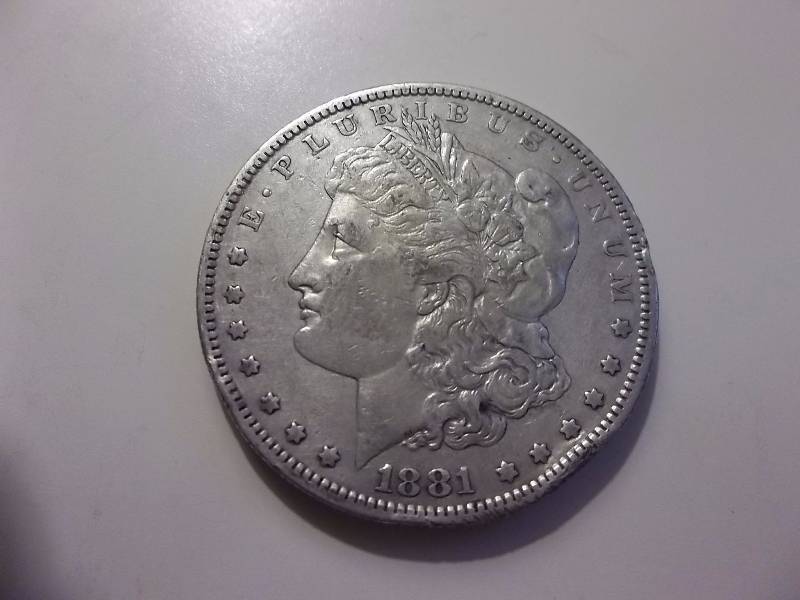 1881 S Morgan Silver Dollar