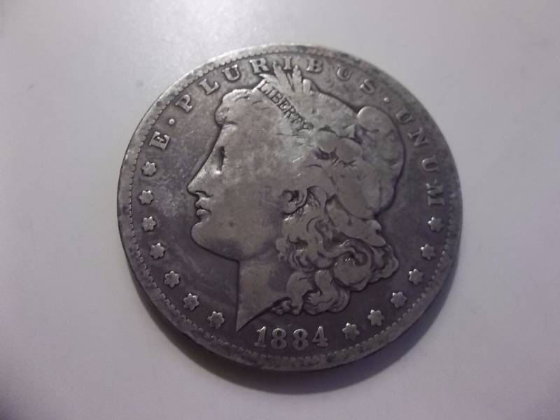 1884 S Morgan Silver Dollar
