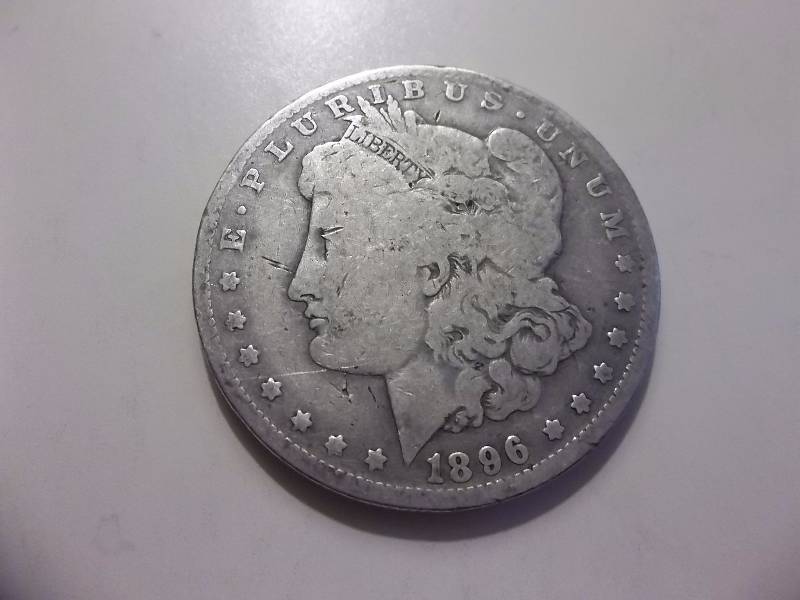 1896 O Morgan Silver Dollar